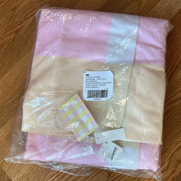 Free People Pastel Cowgirl Blanket NWT $160 - Picture 7 of 12